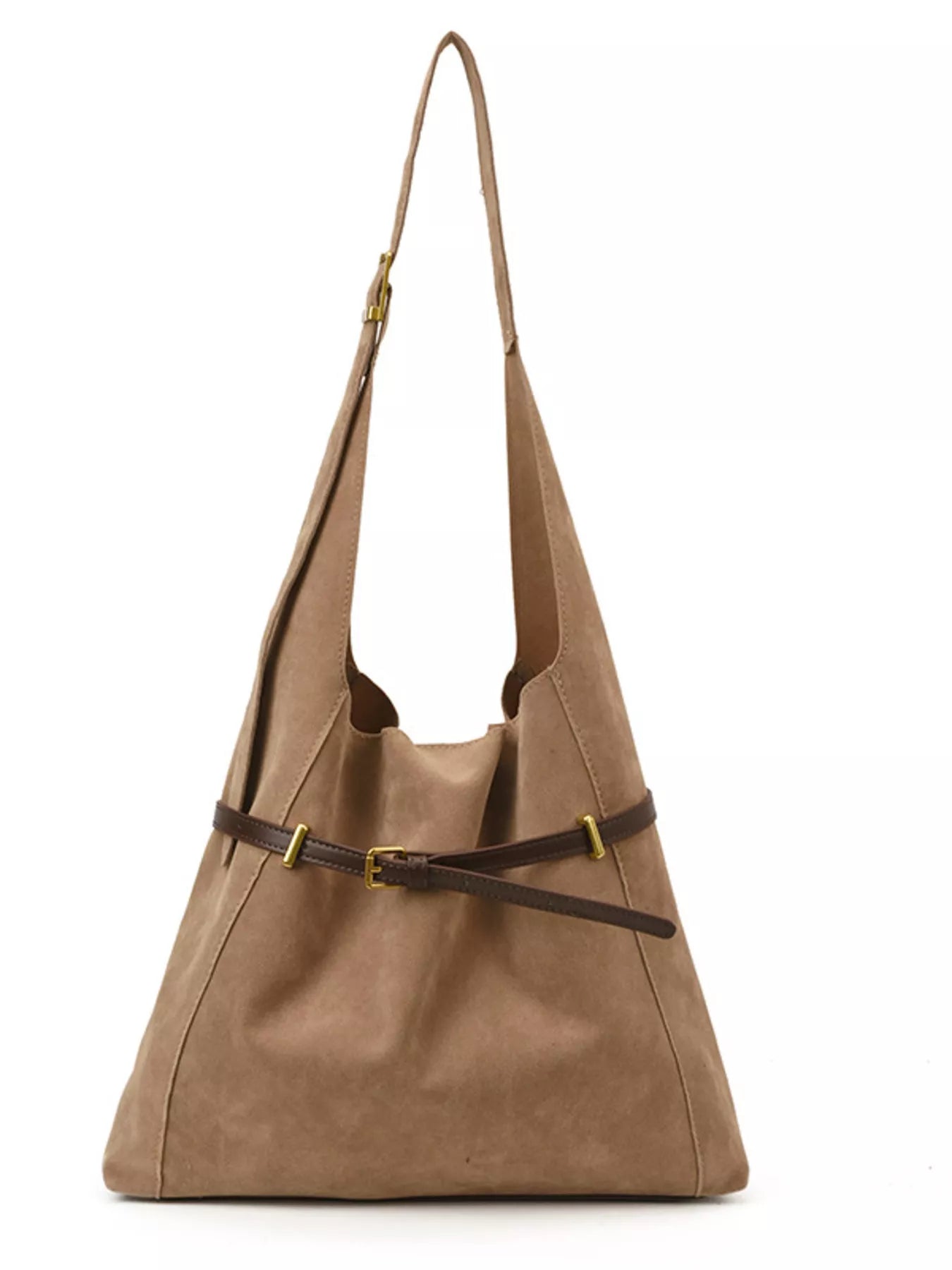 Buckle Adjustable Strap Shoulder Bag 