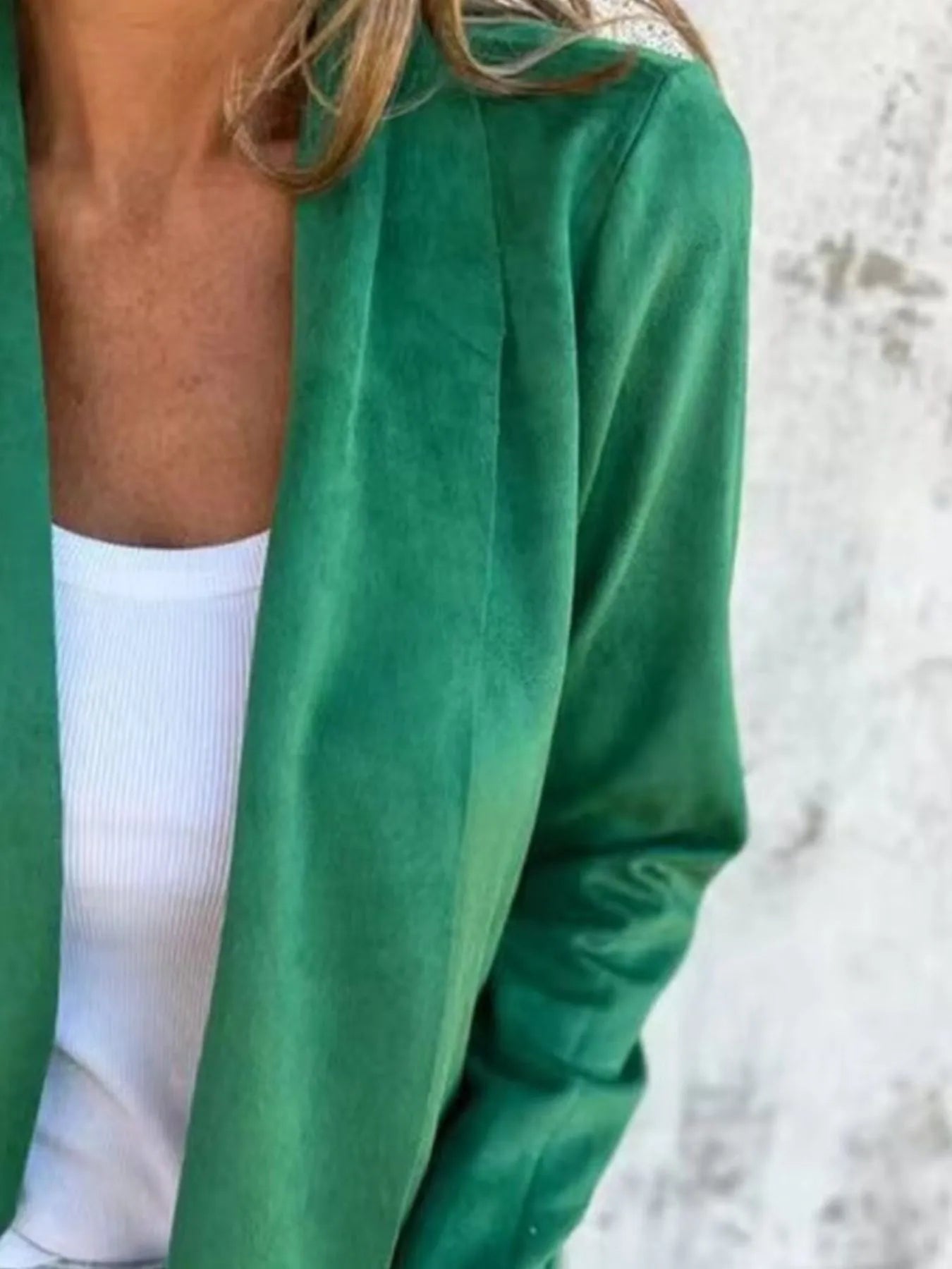 Full Size Open Front Casual Cardigan Plus Size 