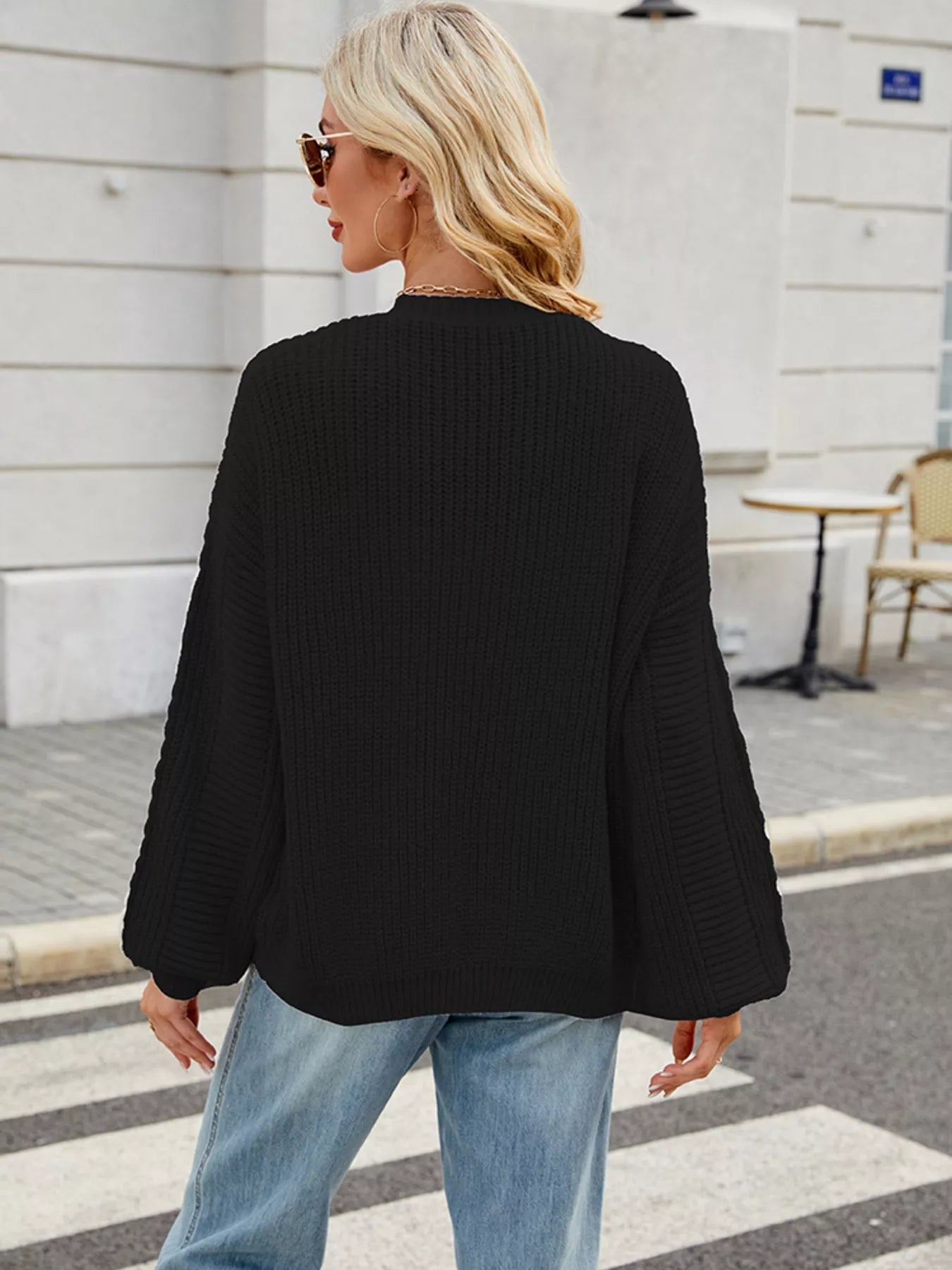 Button Up Long Sleeve Cardigan 