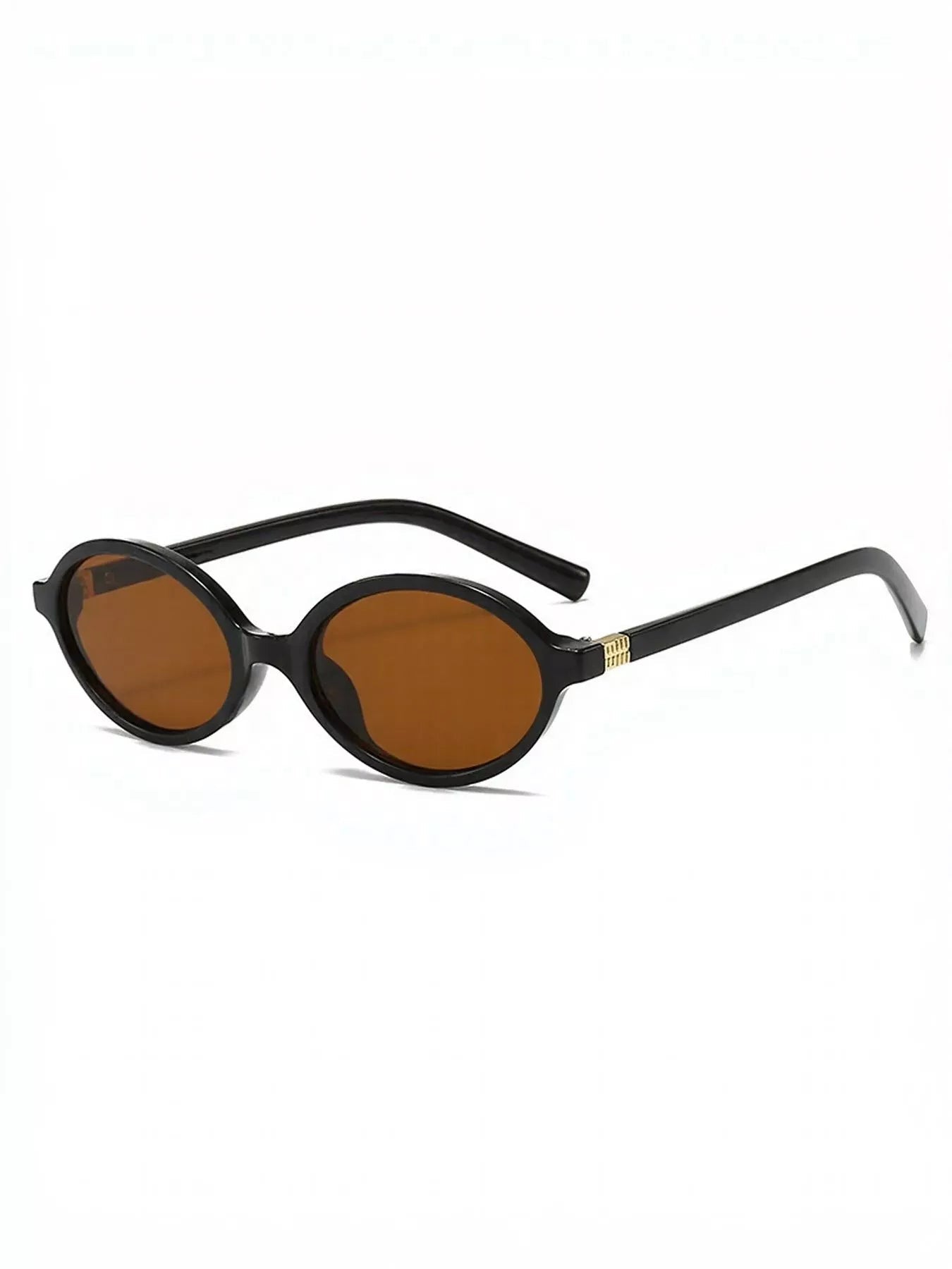 Retro Oval Frame Sunglasses 