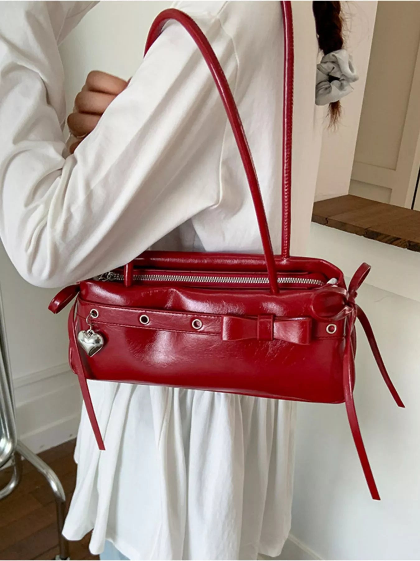 PU Leather Shoulder Bag 