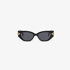 Polycarbonate Frame Cat-Eye Sunglasses 