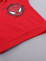 Children's Spiderman Graphic Hoodie and Pants Set 