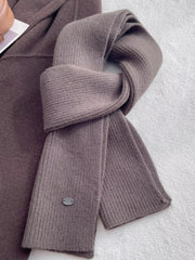 Pure Wool Soft Knit Scarf 