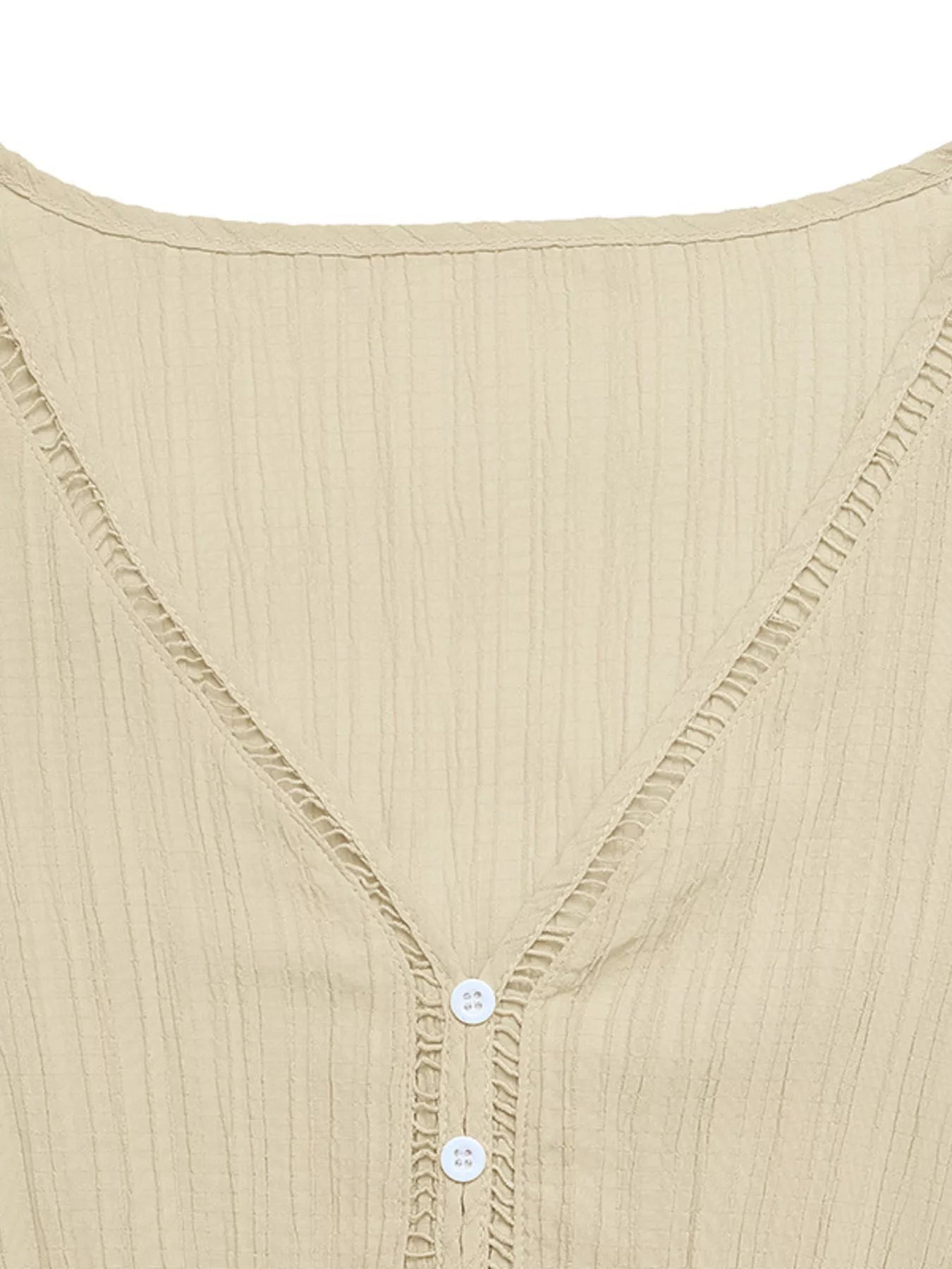 Tiered V-Neck Long Sleeve Dress 