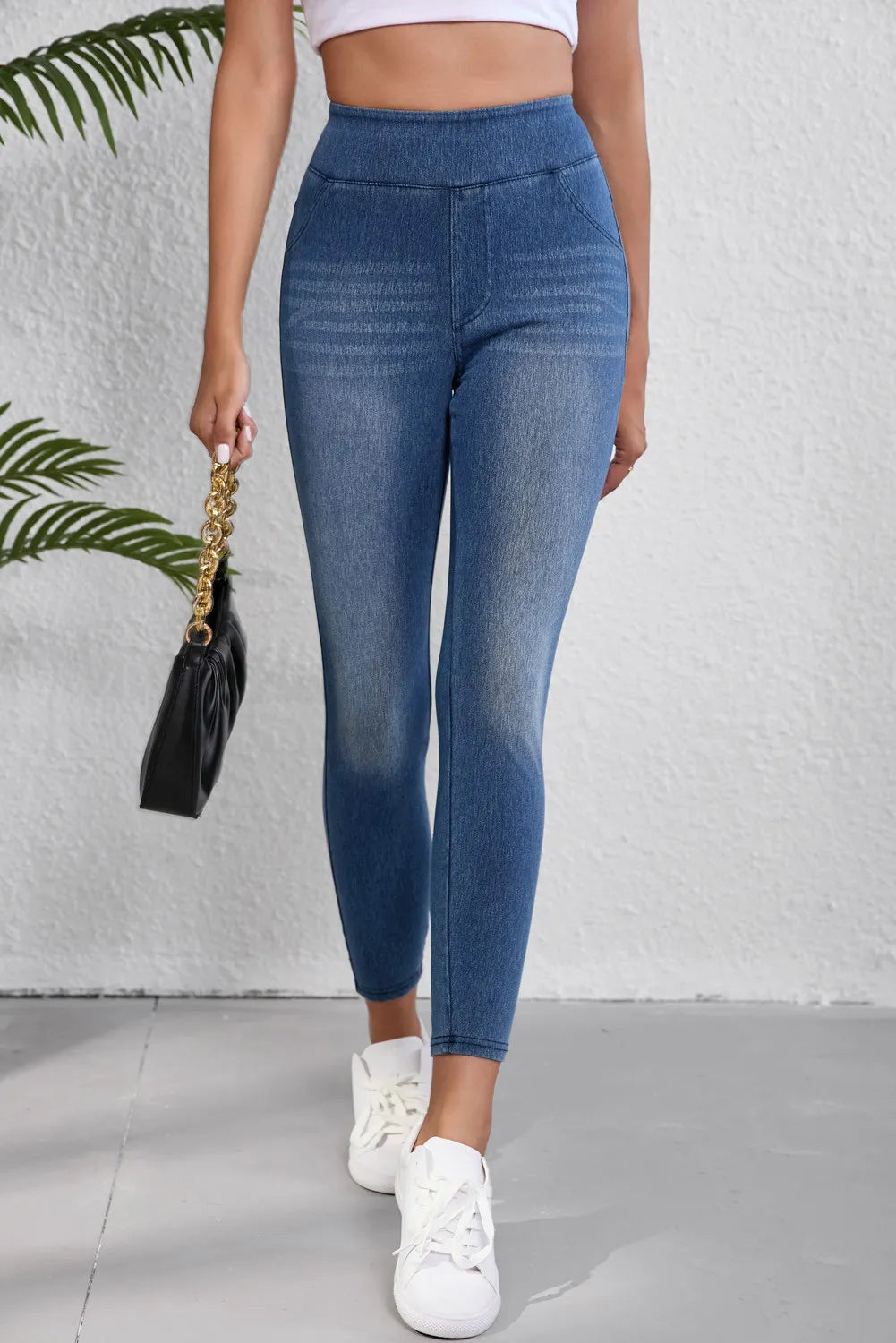 High Waist Skinny Jeans 