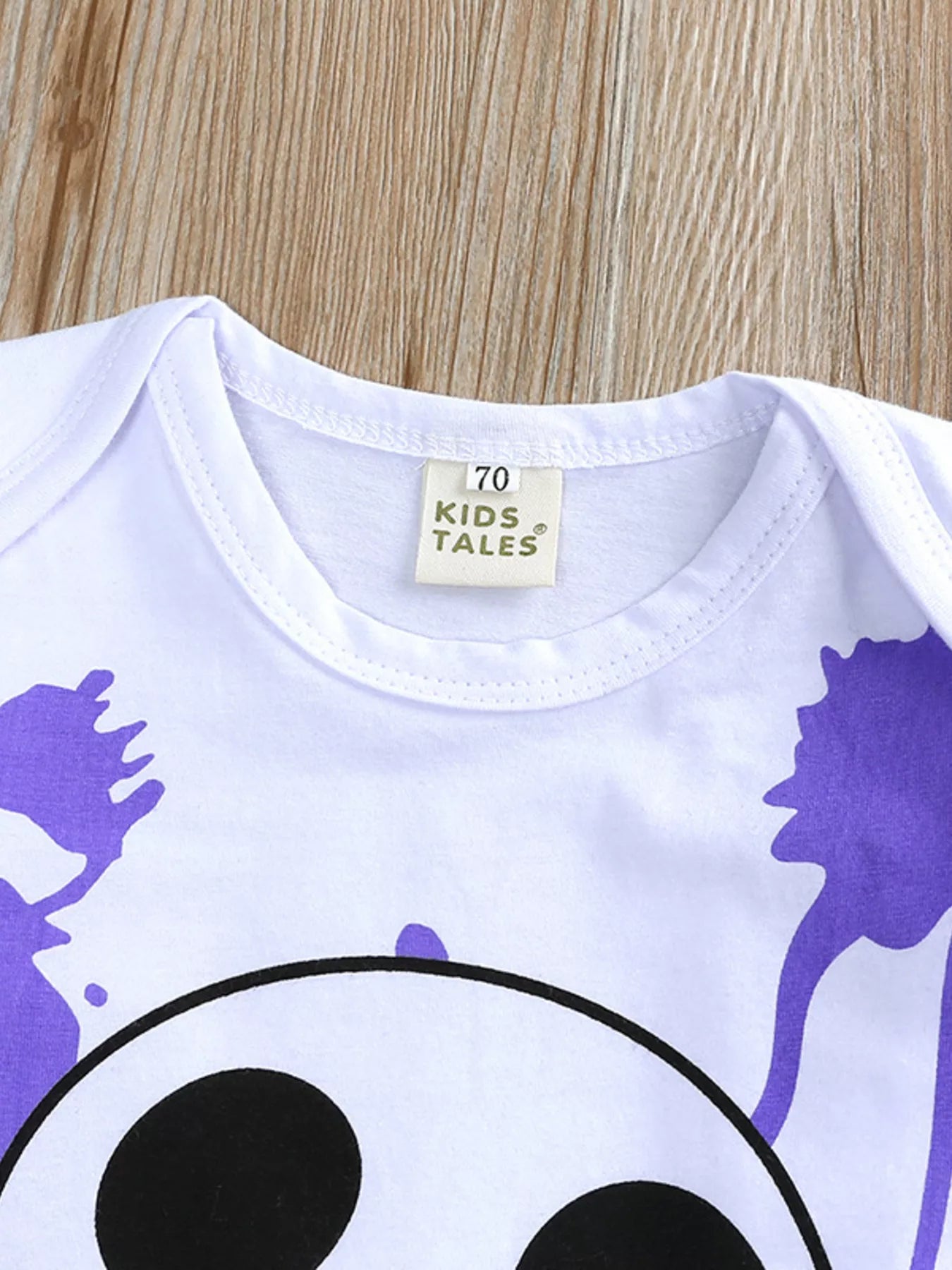 Children's Halloween Bodysuit and Pants Set with Hat 