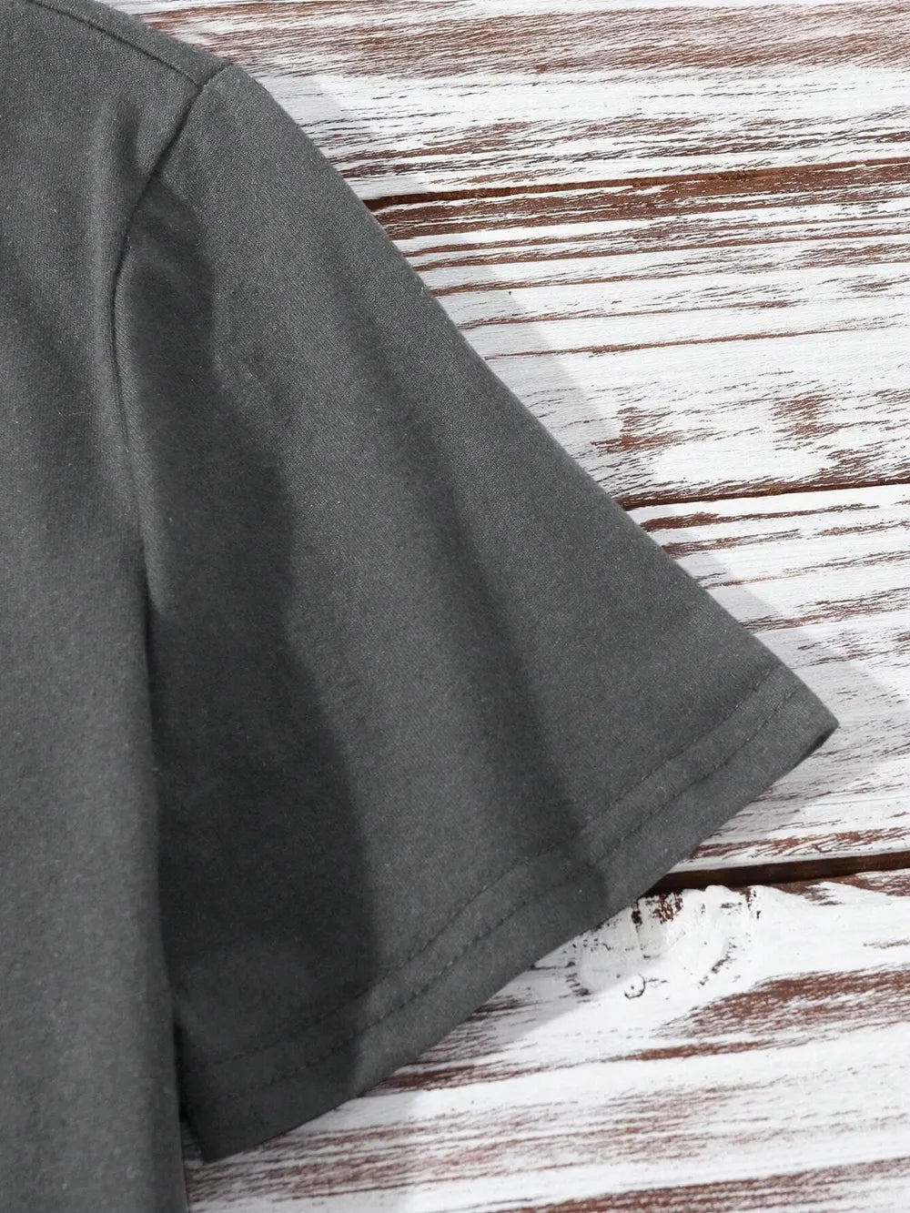 Lucky Clover Round Neck Short Sleeve T-Shirt 