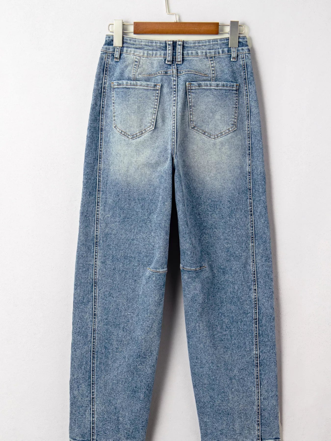 Vintage Washed Seam Detail Shift Jeans 
