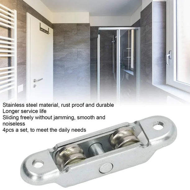 4PCS Sliding Patio Door Roller Assembly 