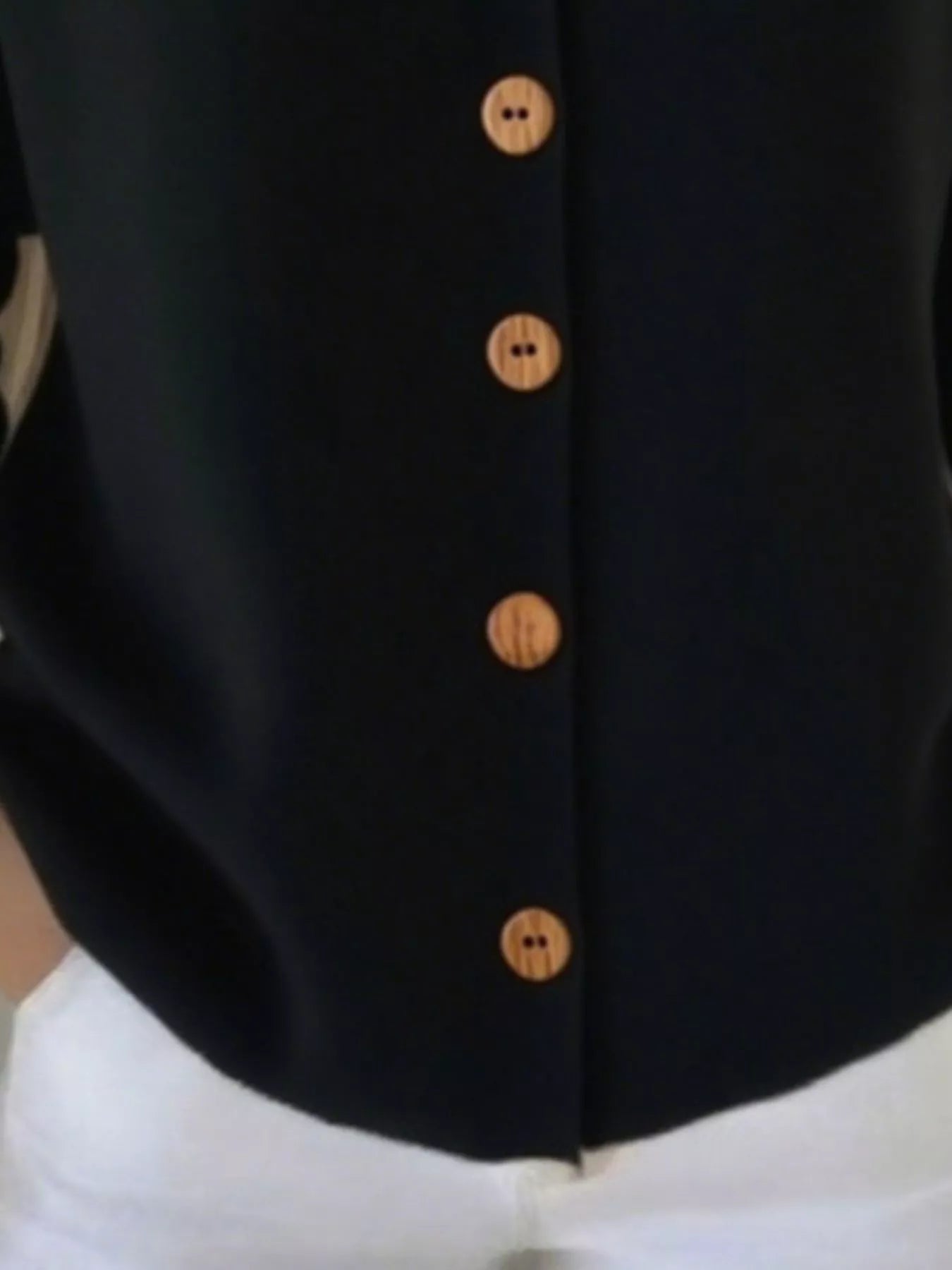 Full Size Button Up Long Sleeve Cardigan Plus Size 