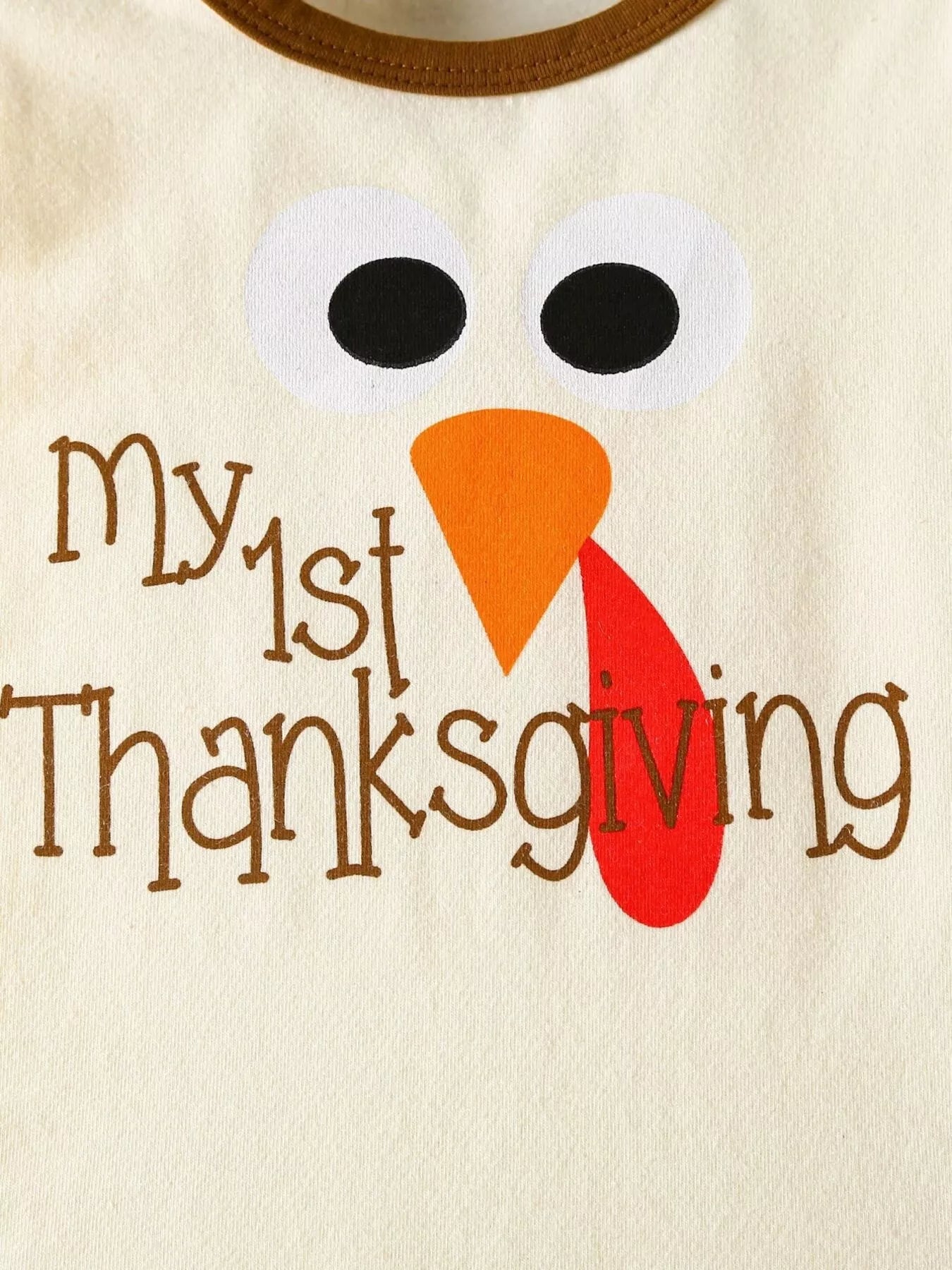 Children's My 1st Thanksgiving Turkey Graphic 3-Piece Set 