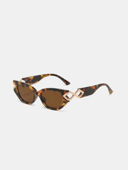 Polycarbonate Frame Cat-Eye Sunglasses 