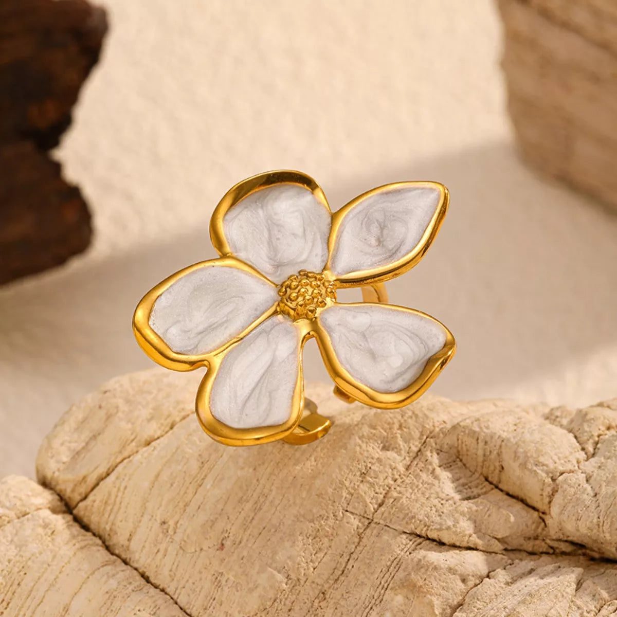 Flower Open Ring 