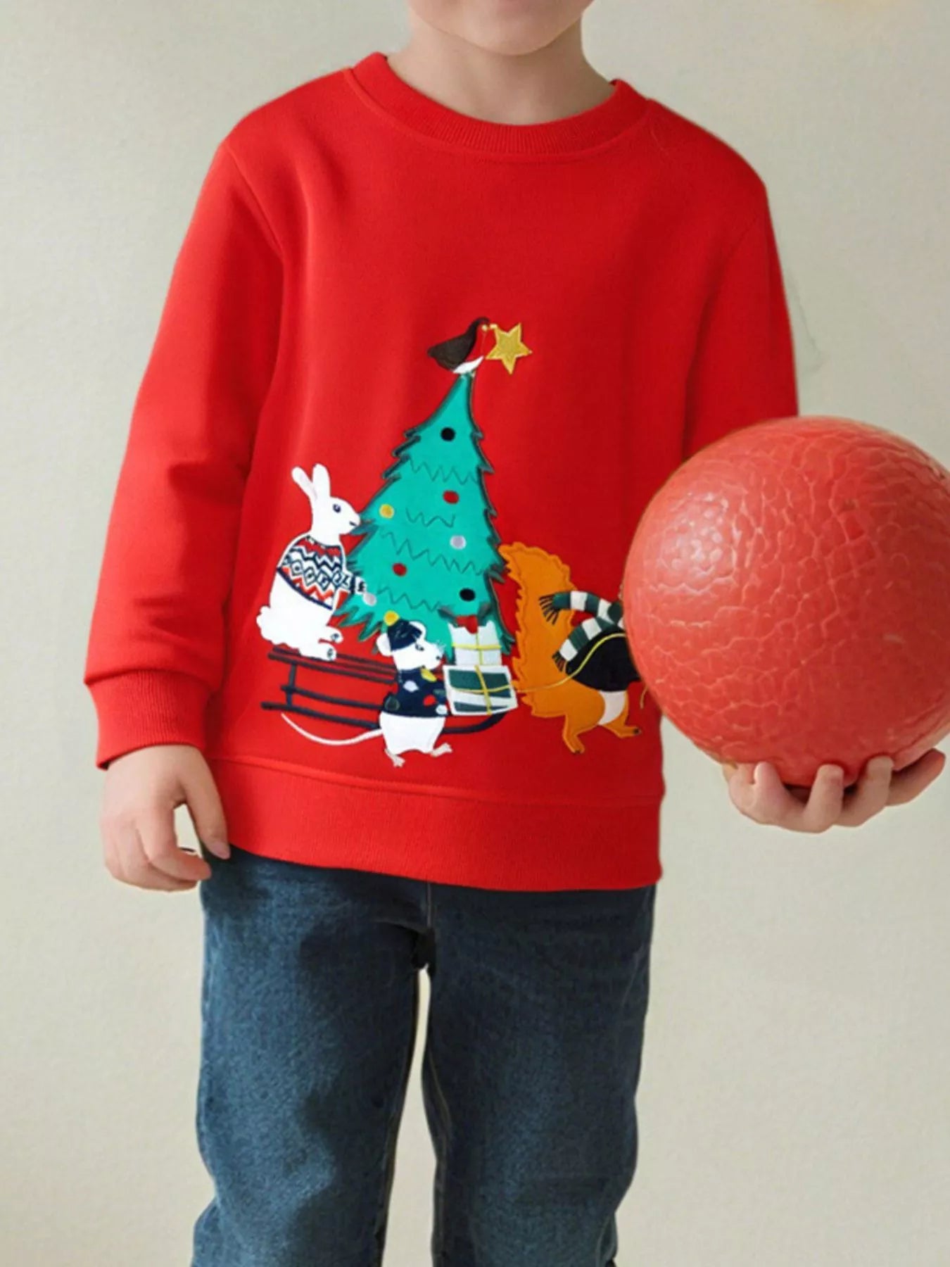 Children's Christmas Tree Crewneck Sweatshirt 