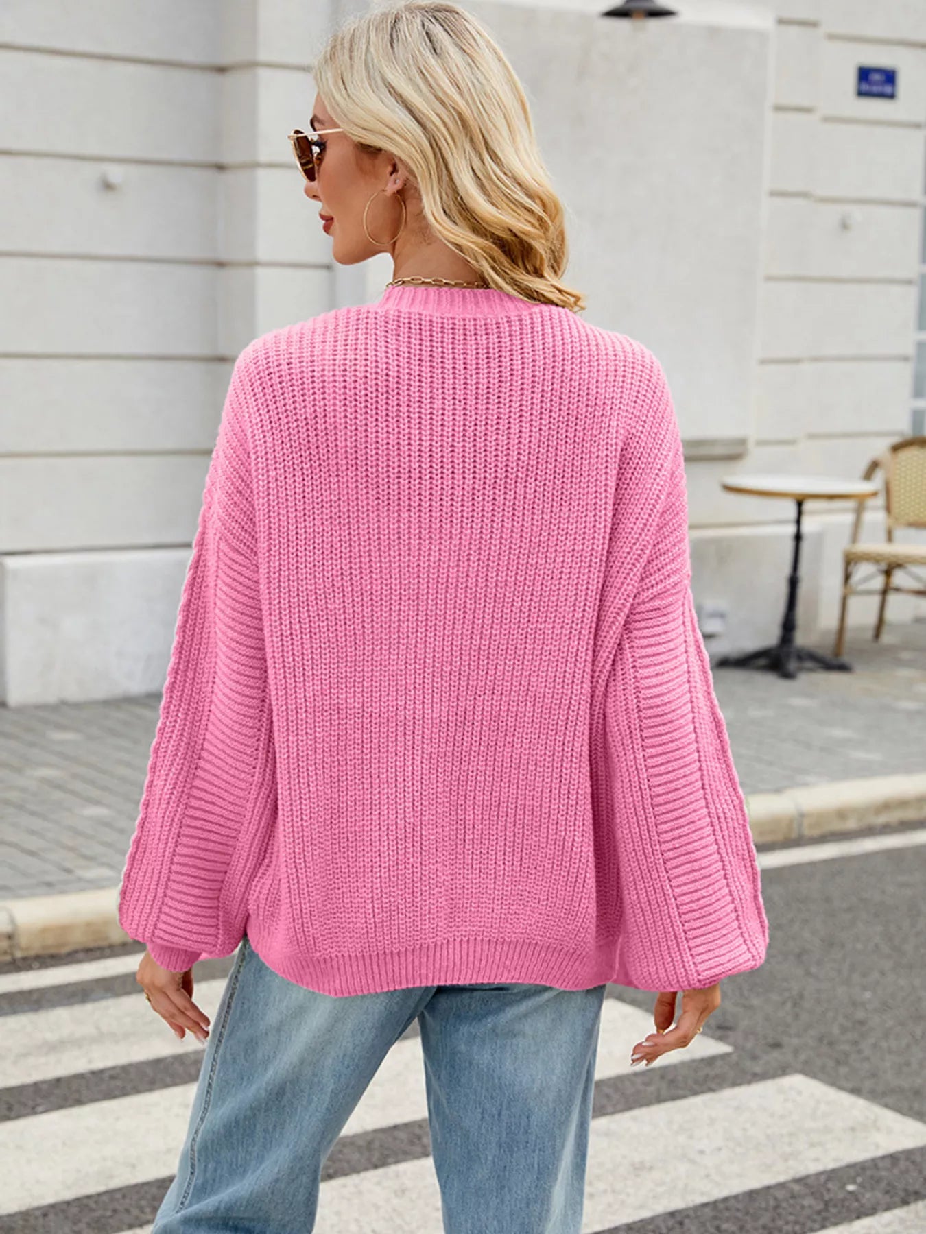 Button Up Long Sleeve Cardigan 