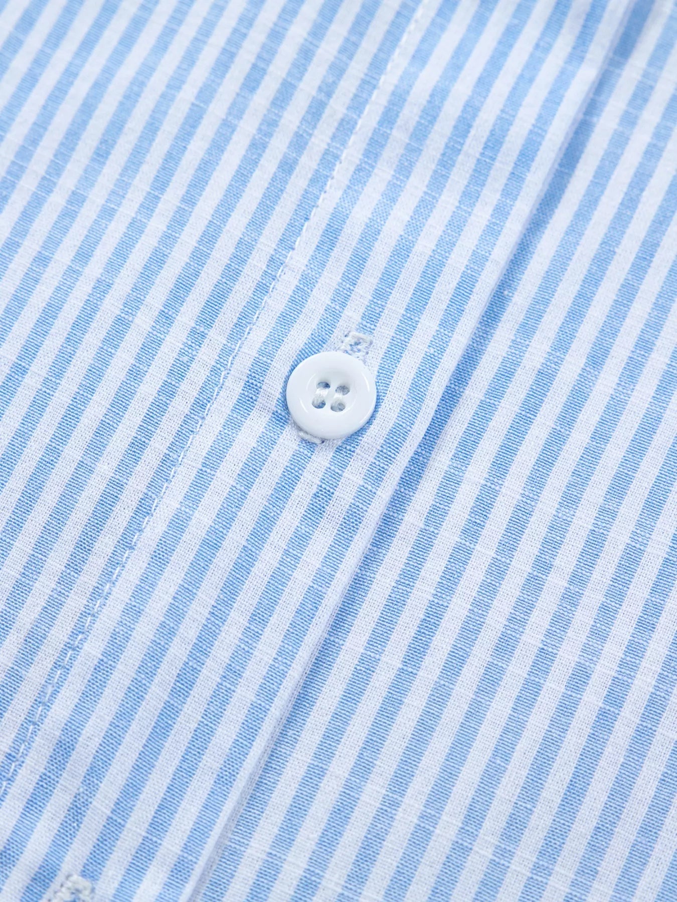 Stripe Leopard Contrast Collar Short Sleeve Shirt 