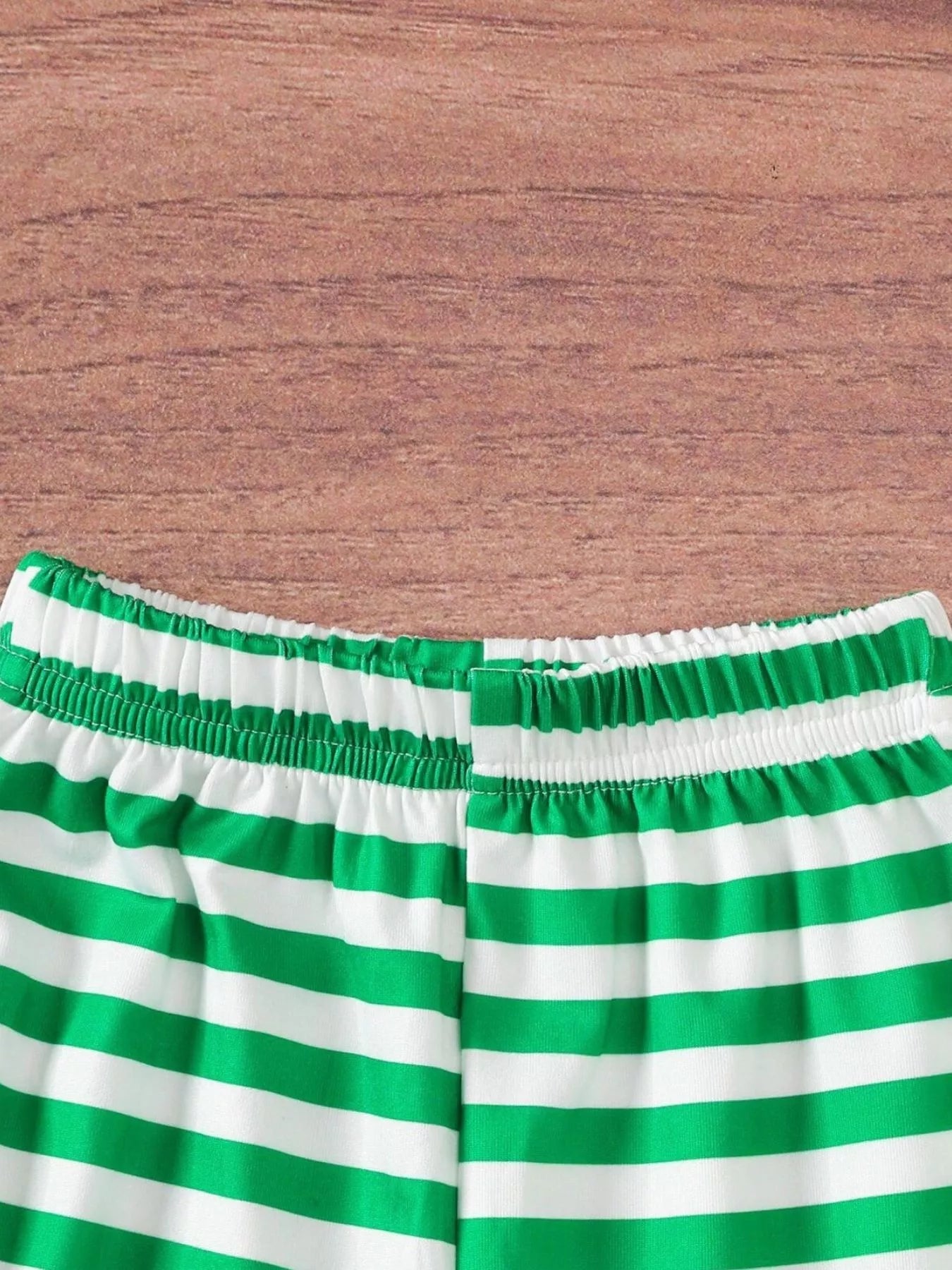 Children's Christmas Ruffle Trim Top and Pants Set 