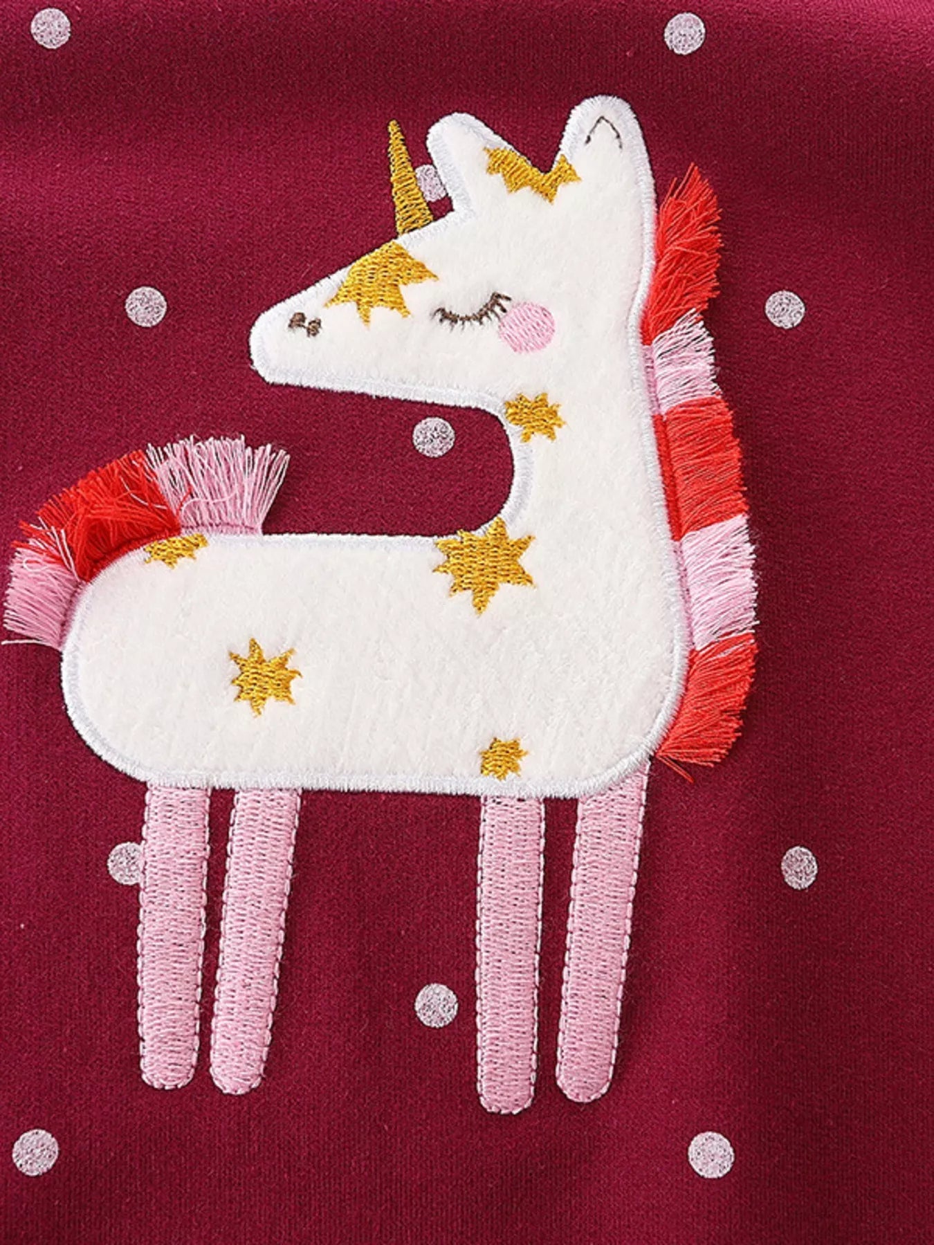 Children's Unicorn Round Neck Sweatshirt 