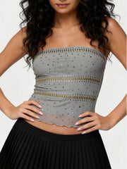 Rhinestone Tube Top 