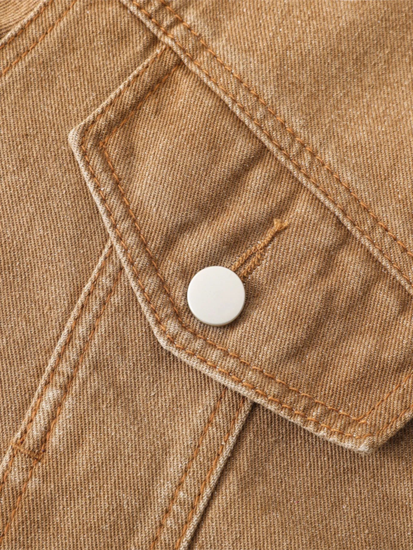Button Up Long Sleeve Denim Jacket 