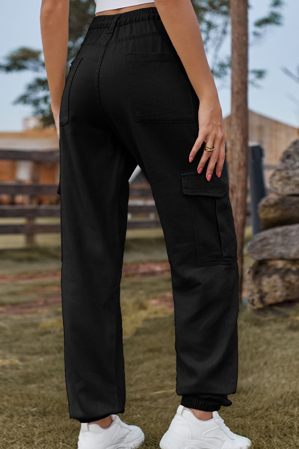 Long Jeans with Pocket 