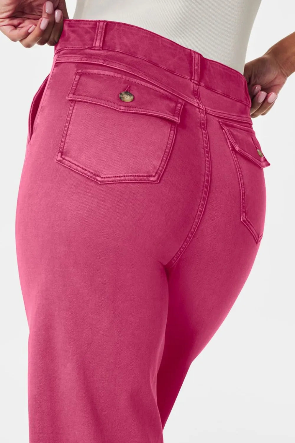 High Waist Jeans with Pockets 