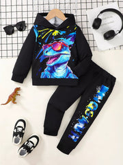 Children's Dinosaur Hoodie & Pants Set 