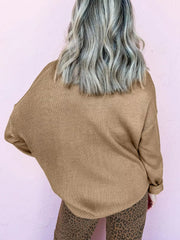 Merry Colorful Dot Detail Christmas Dolman Sweater 