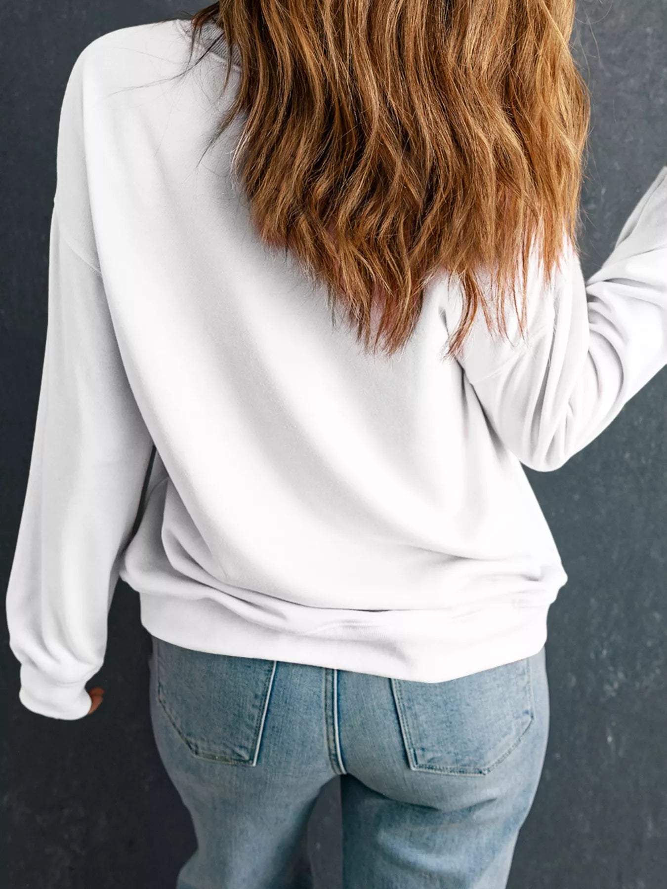 MERRY Bow Christmas Graphic Sweatshirt 