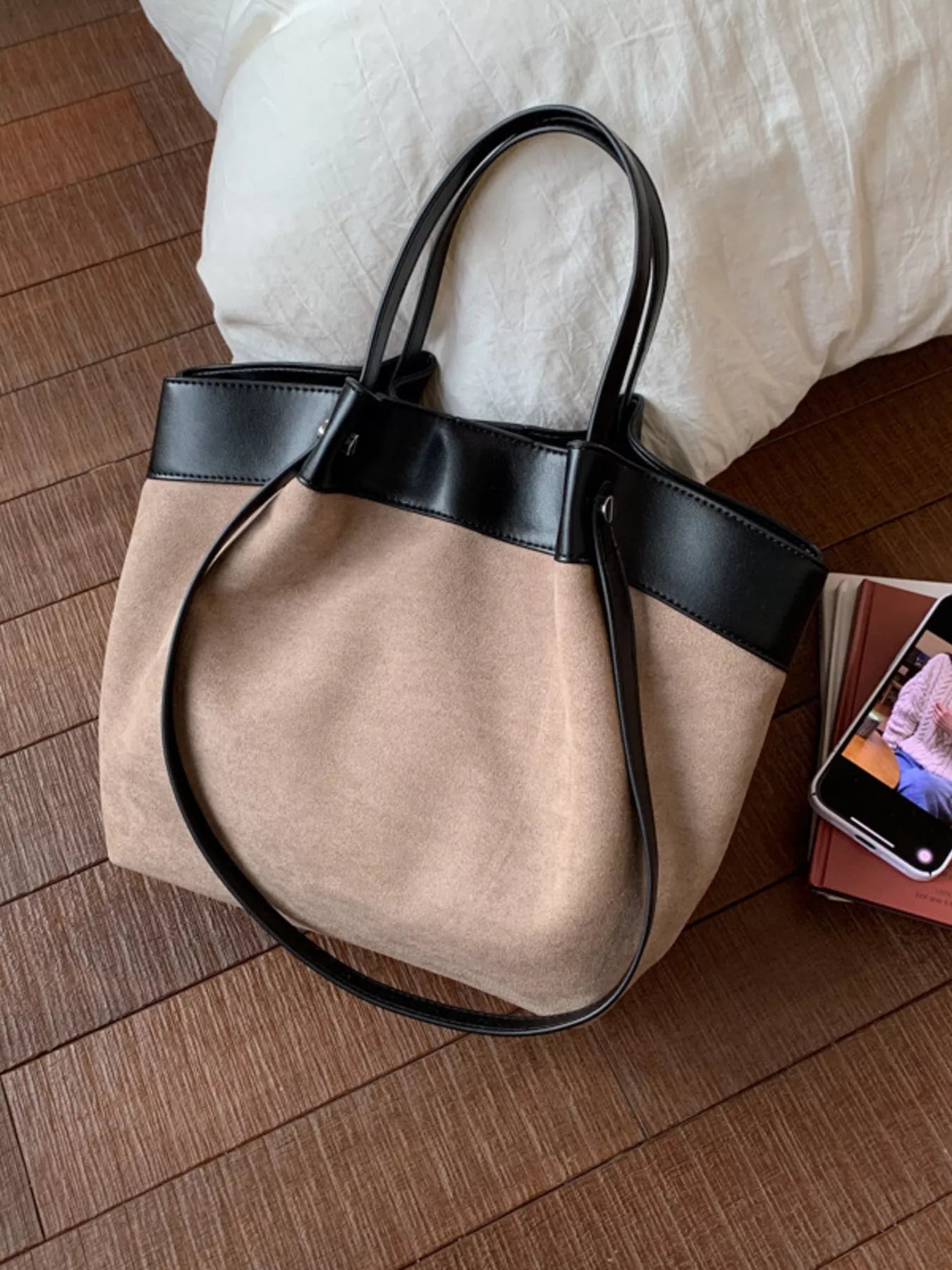 Lightweight Classic Color Tote Bag 