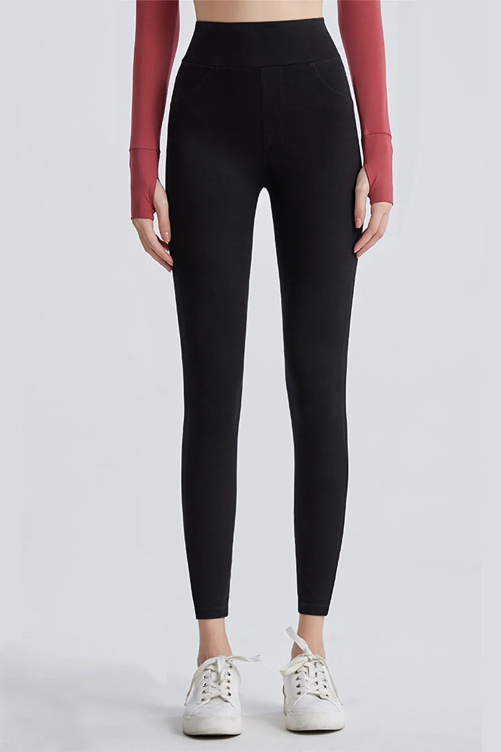 High Waist Cropped Jeans 