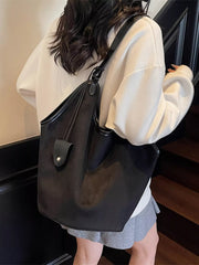 Solid Color Tote Bag 