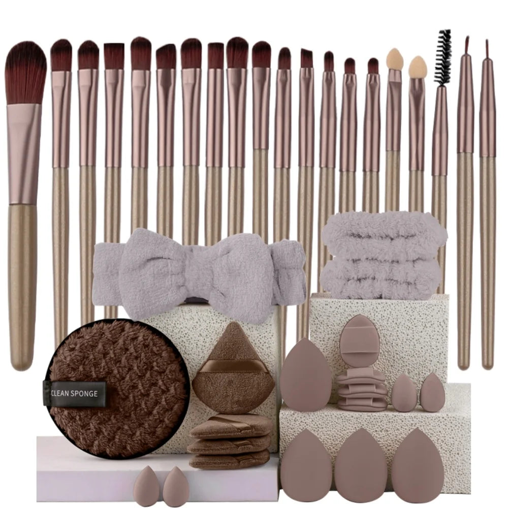 20-Piece Synthetic Makeup Brush Set dylinoshop