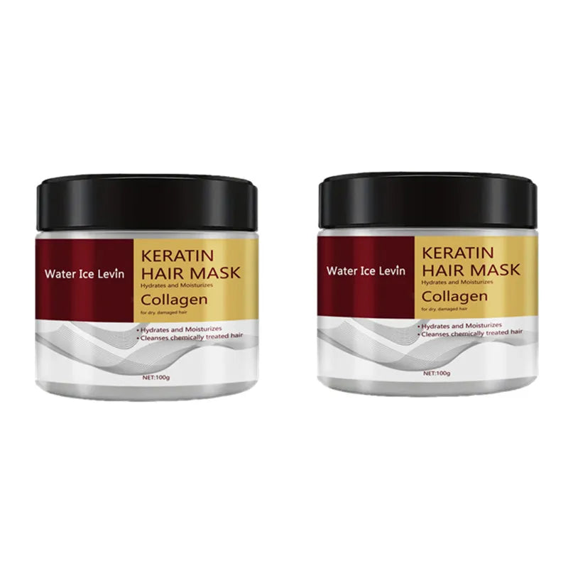 Collagen Keratin Hair Mask Dual Oil Control Moisturizer Conditioner Soft Smooth Frizz Damaged Repair Revitalize Hair Care dylinoshop