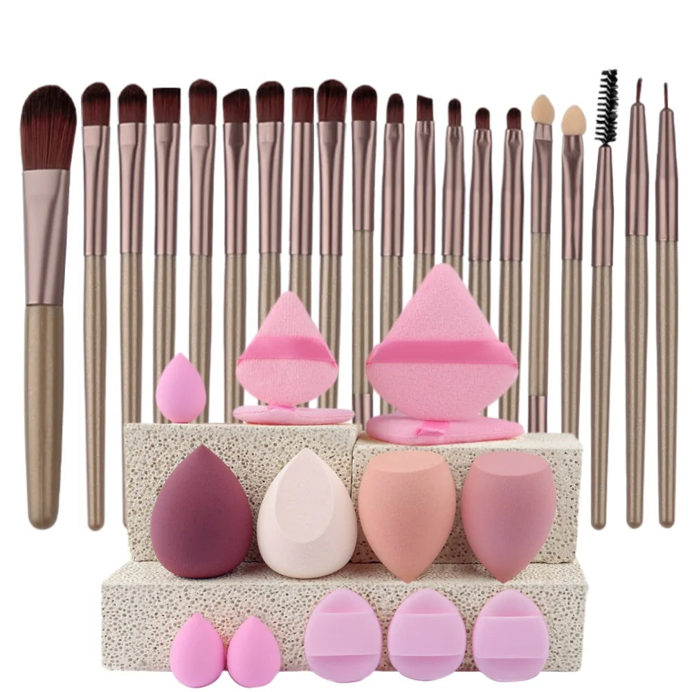 20-Piece Synthetic Makeup Brush Set dylinoshop