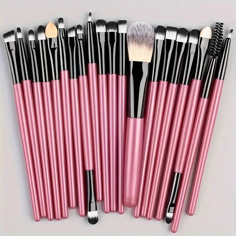 20-Piece Synthetic Makeup Brush Set dylinoshop