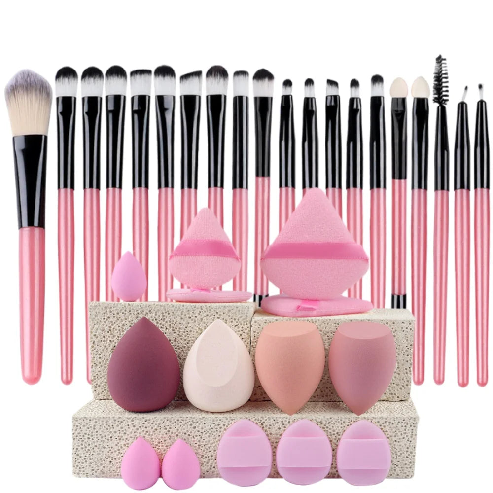 20-Piece Synthetic Makeup Brush Set dylinoshop