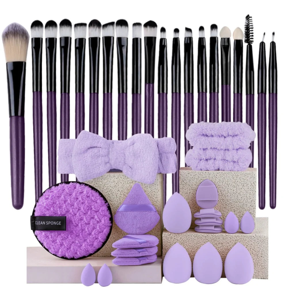20-Piece Synthetic Makeup Brush Set dylinoshop