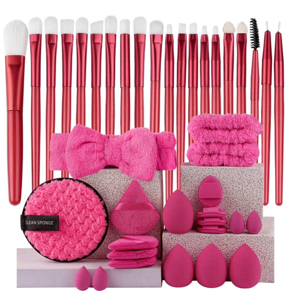 20-Piece Synthetic Makeup Brush Set dylinoshop