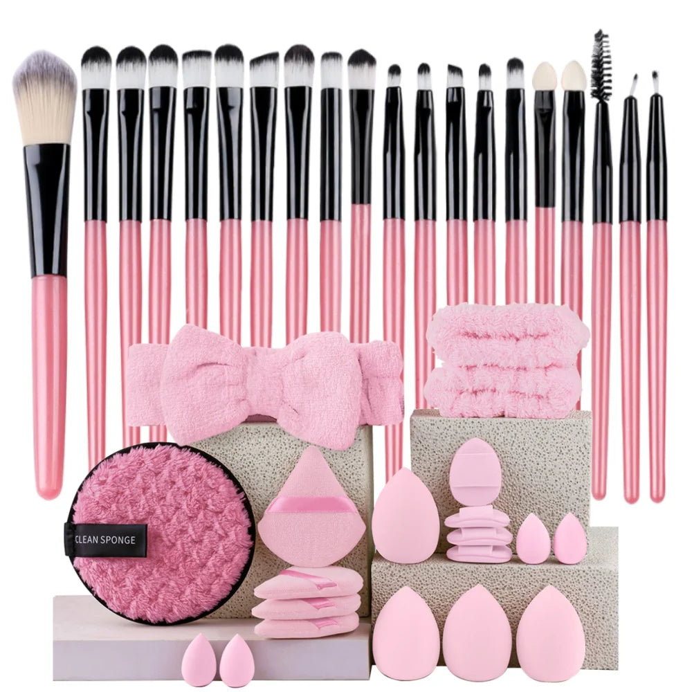 20-Piece Synthetic Makeup Brush Set dylinoshop