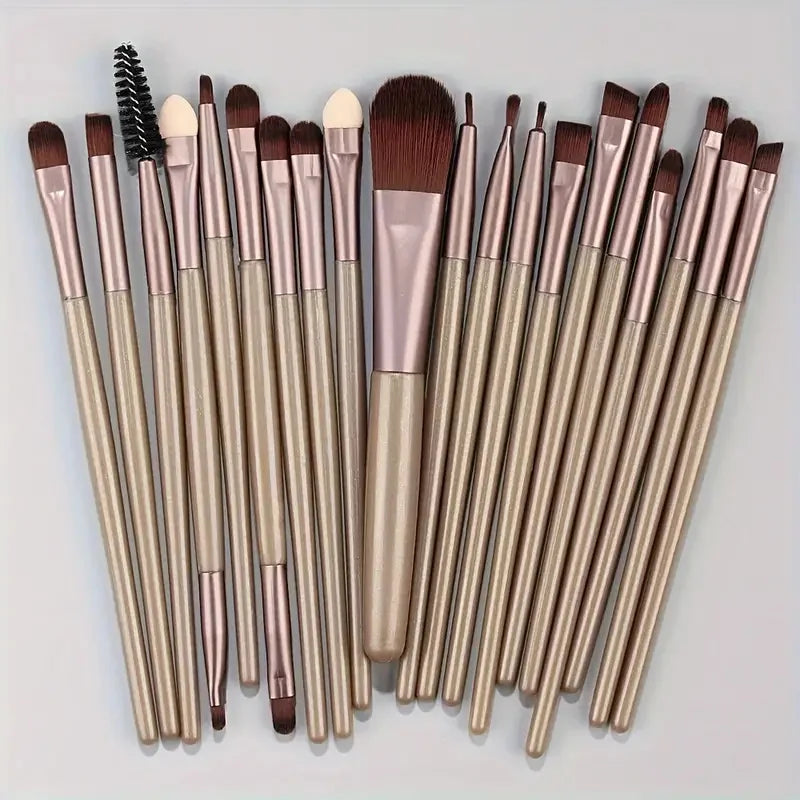 20-Piece Synthetic Makeup Brush Set dylinoshop