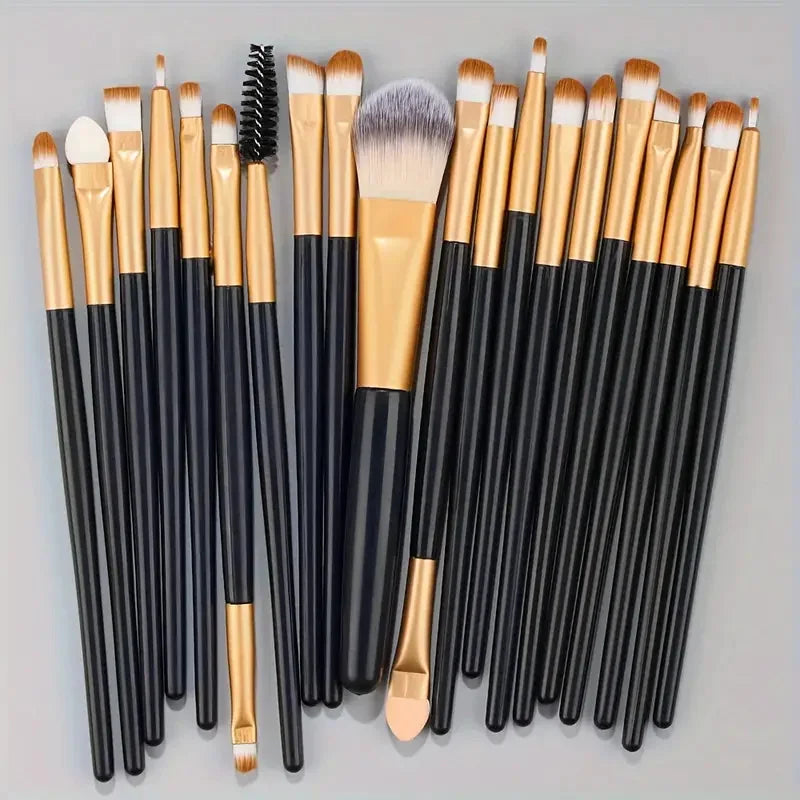 20-Piece Synthetic Makeup Brush Set dylinoshop