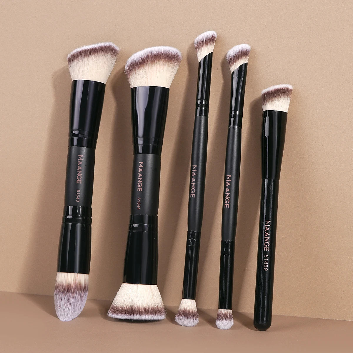 MAANGE 5-Piece Makeup Brush Set – Foundation, Blush, Concealer & Eyeshadow dylinoshop