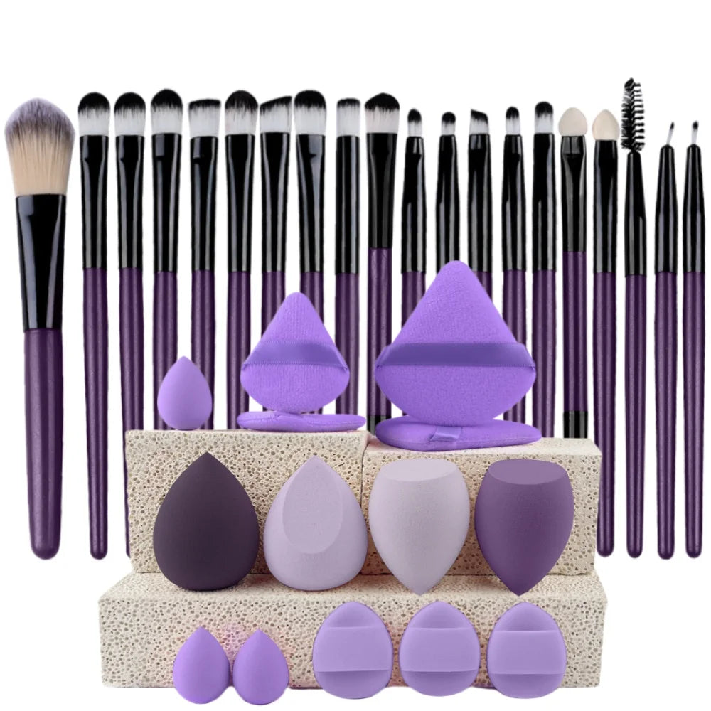 20-Piece Synthetic Makeup Brush Set dylinoshop