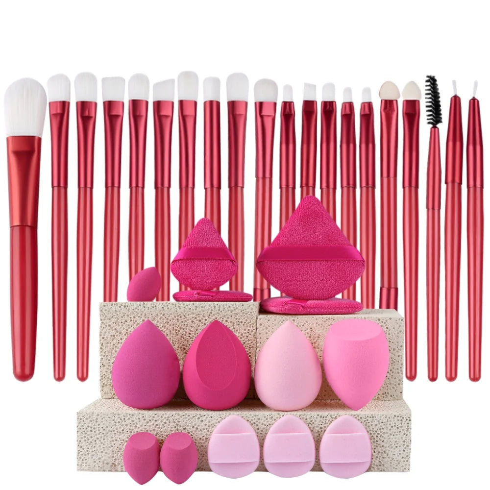 20-Piece Synthetic Makeup Brush Set dylinoshop