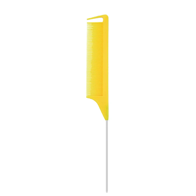 Pro Pointed Tail Salon Hairdressing Hair Styling Anti-static Comb Hair Brush Steel Needle Pin Rat Tail Combs Barber Accessories dylinoshop