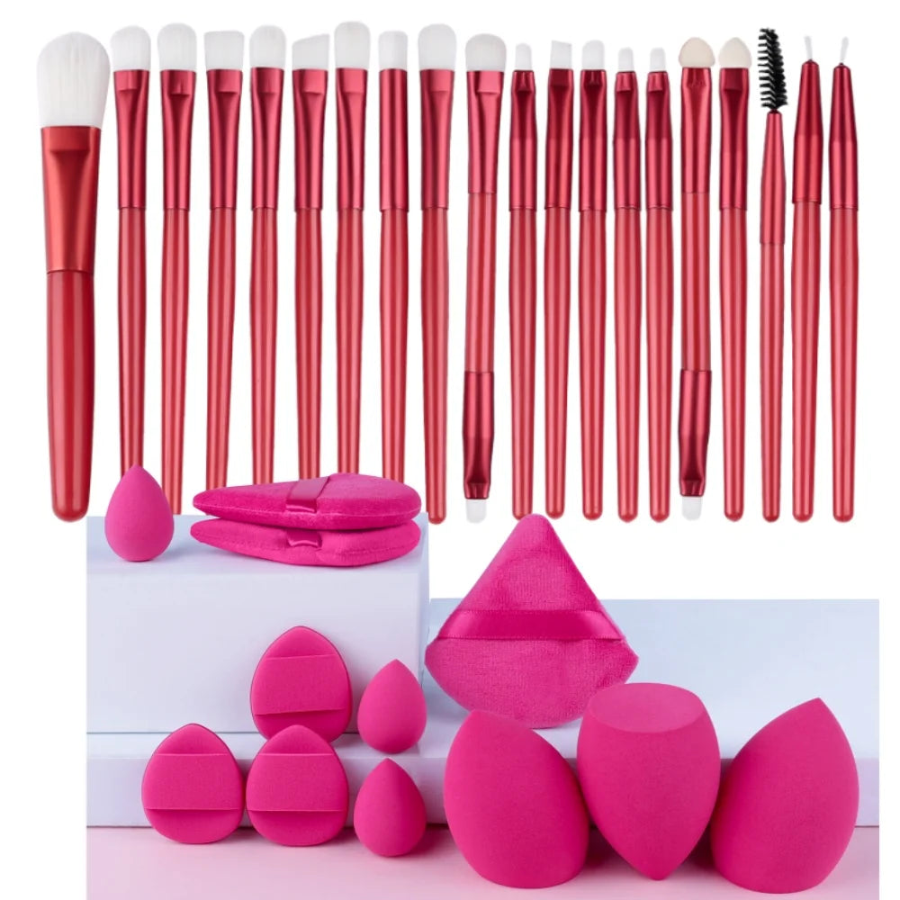 20-Piece Synthetic Makeup Brush Set dylinoshop