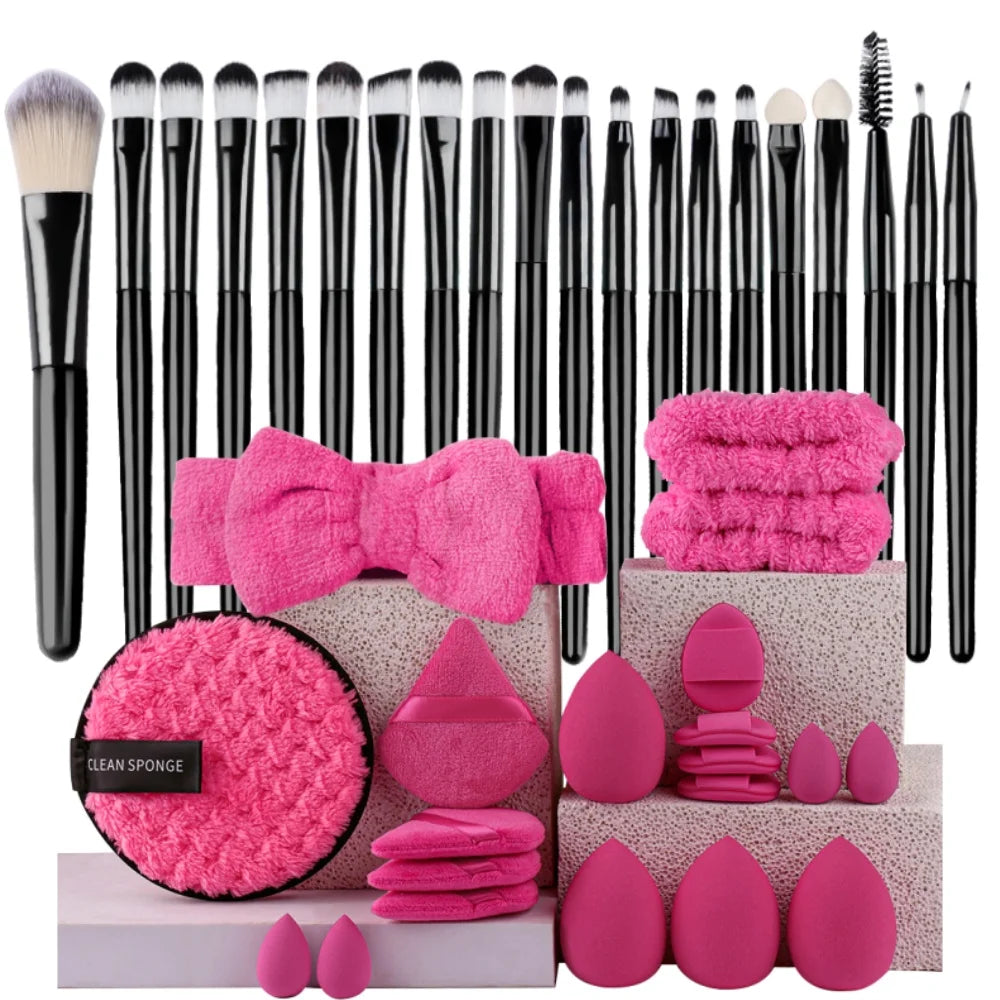 20-Piece Synthetic Makeup Brush Set dylinoshop