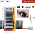 NAGARAKU U Shape YY 2D UU Soft Light Natural Eyelash Extensions Parallel Makeup Supplies